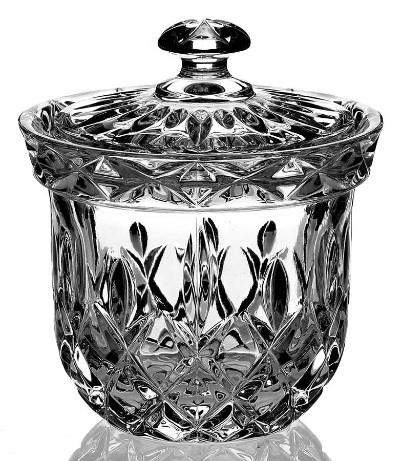King Edward Condiment Jar & Lid by Gorham Crystal-1