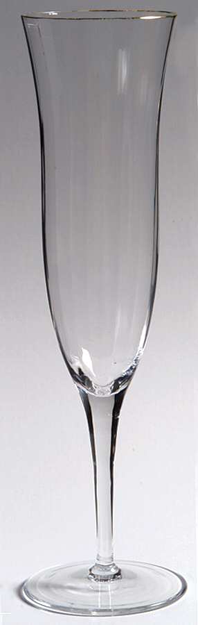 Laurin Gold Fluted Champagne by Gorham Crystal-1