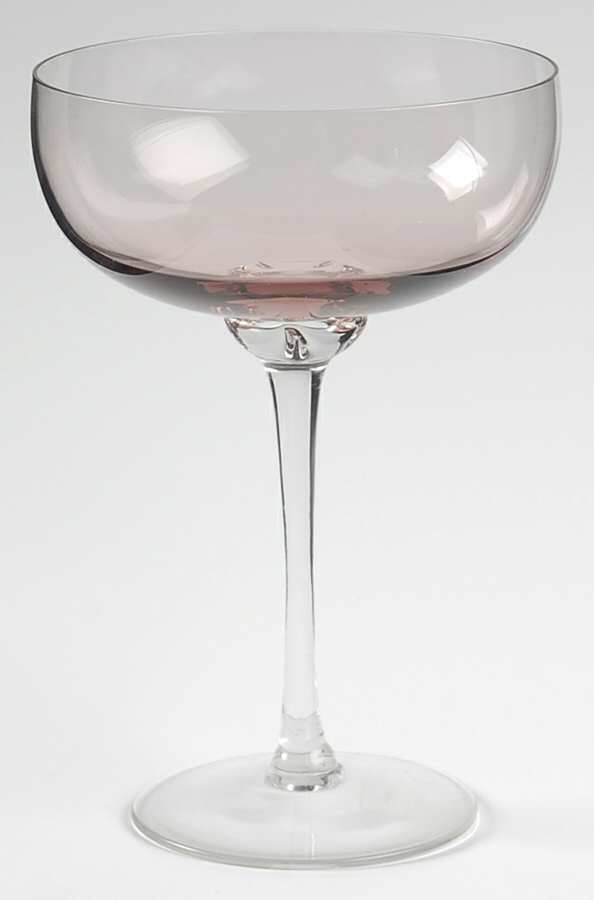 Pastelle Orchid Champagne/Tall Sherbet by Gorham Crystal-1