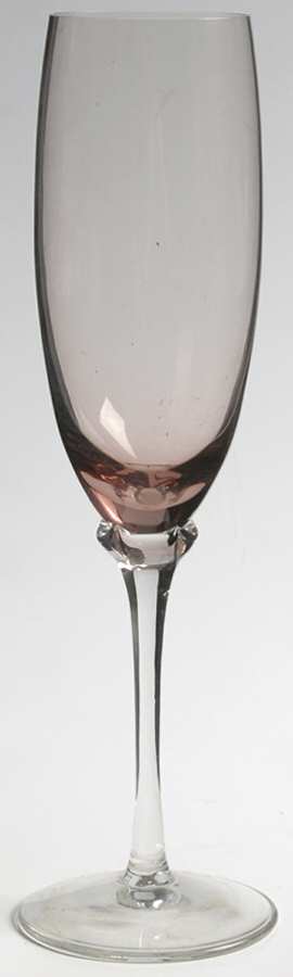 Pastelle Orchid Fluted Champagne by Gorham Crystal-1