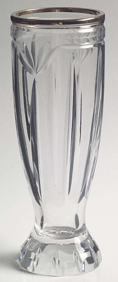 Patrician 7" Flower Vase by Gorham Crystal-1