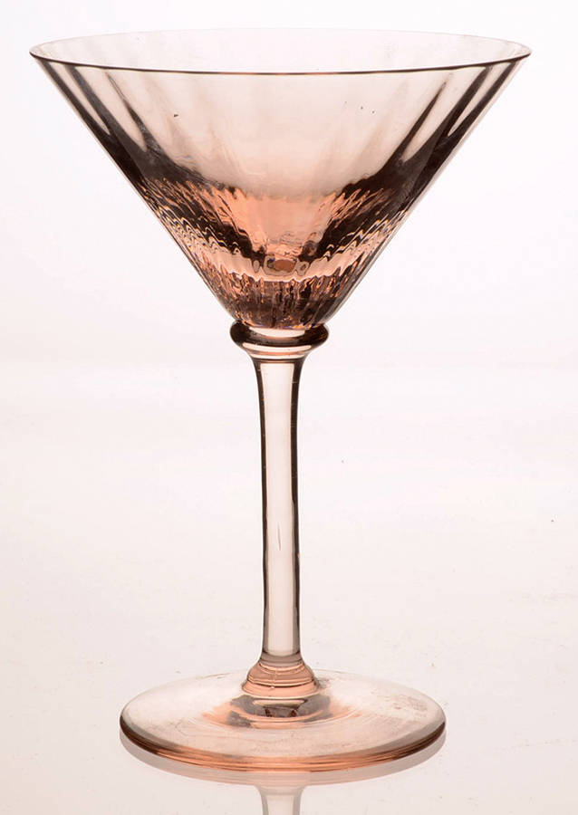 Rosefire-Pink Champagne/Tall Sherbet by Gorham Crystal-1