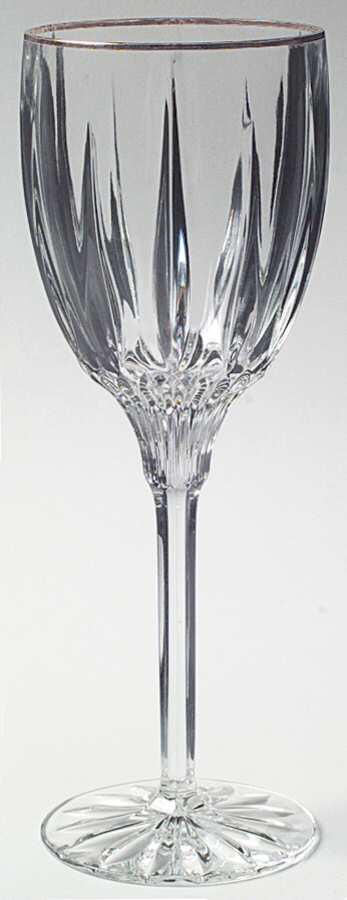 Sundance Gold Water Goblet by Gorham Crystal-1