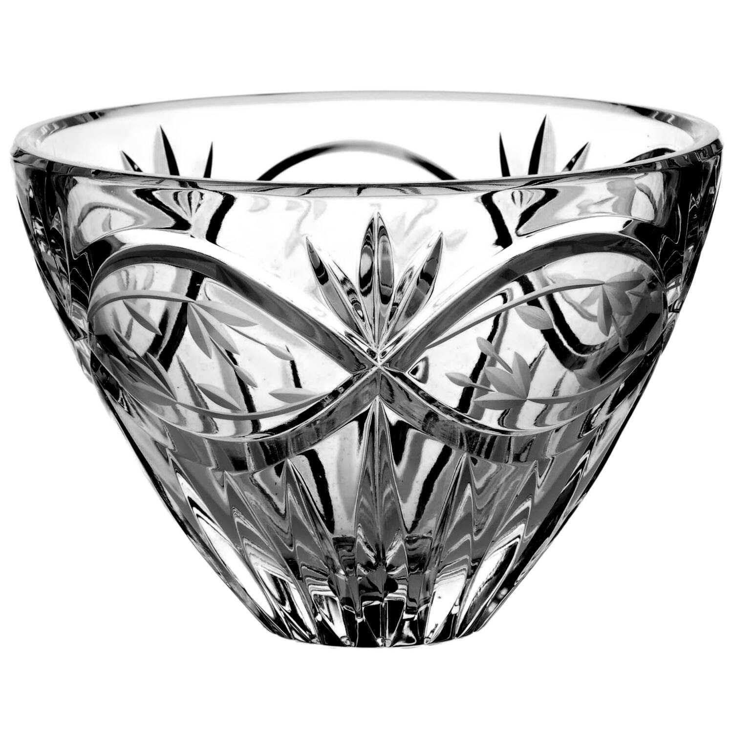 Victorias Garden Candy Dish No Lid by Gorham Crystal-1