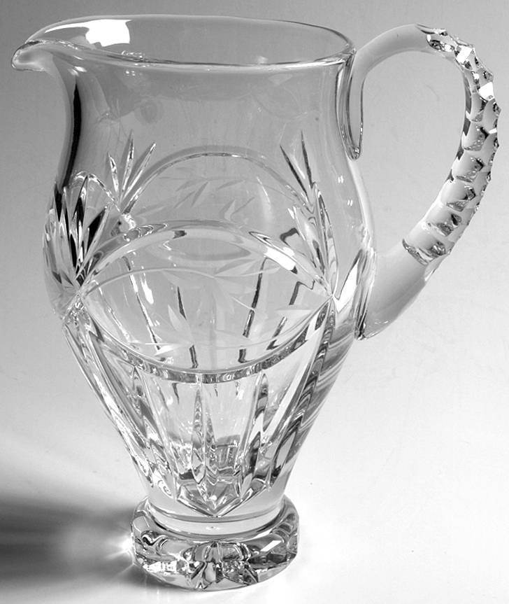 Victorias Garden 42 Oz Pitcher by Gorham Crystal-1