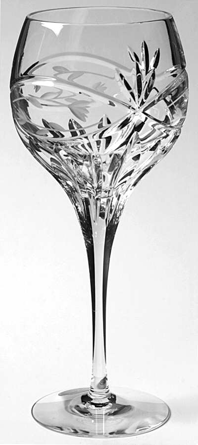 Victorias Garden Wine Glass by Gorham Crystal-1