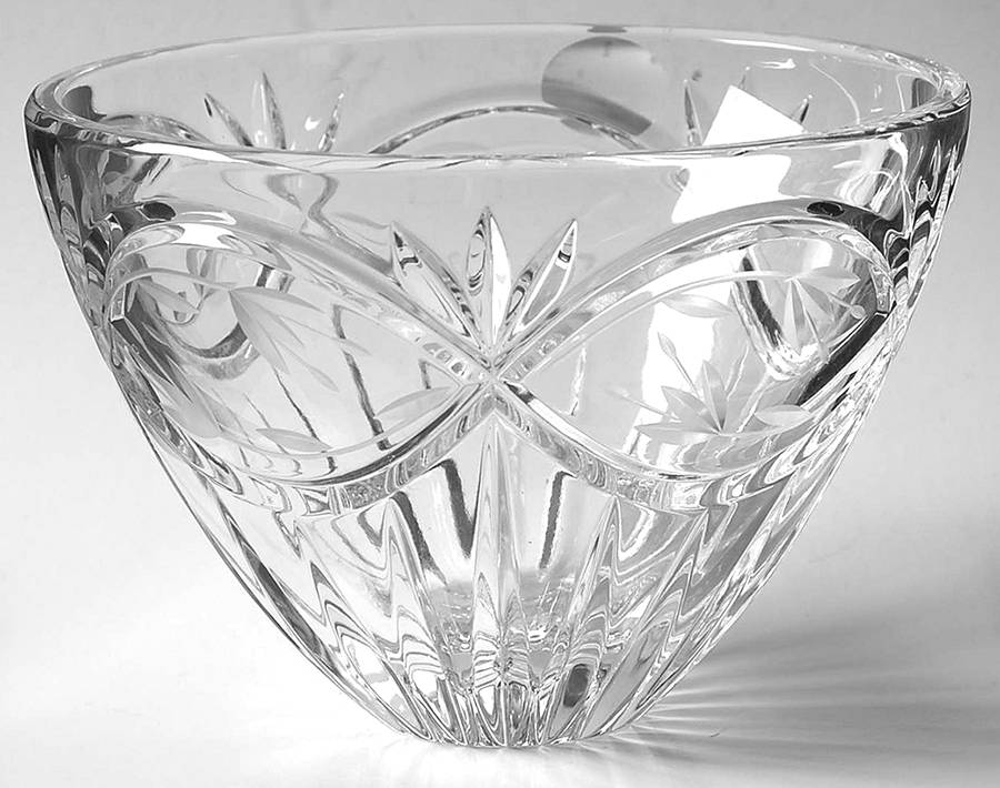 Victorias Garden 5" Round Bowl by Gorham Crystal-1
