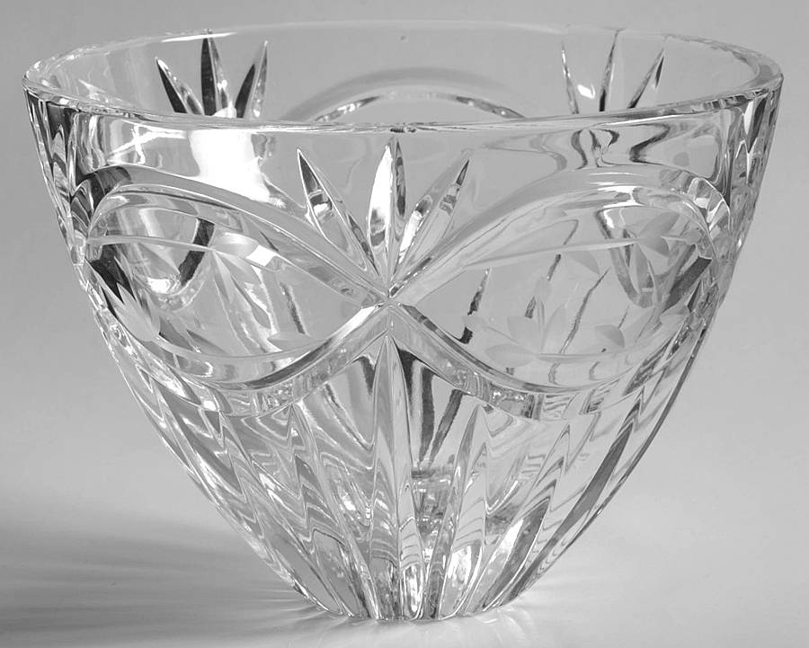 Victorias Garden 6" Round Bowl by Gorham Crystal-1