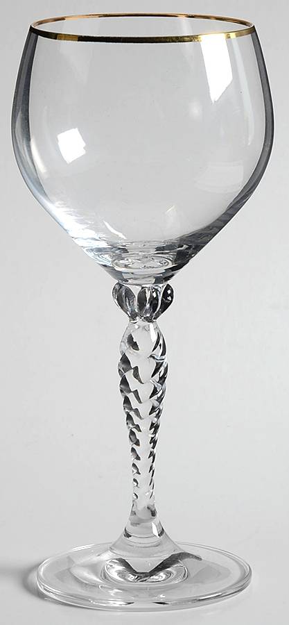 Ariana Gold Wine Glass by Gorham Crystal-1