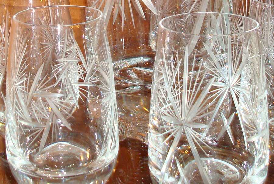 Spinning Rock Flat Tumbler by Glas von Marion-1