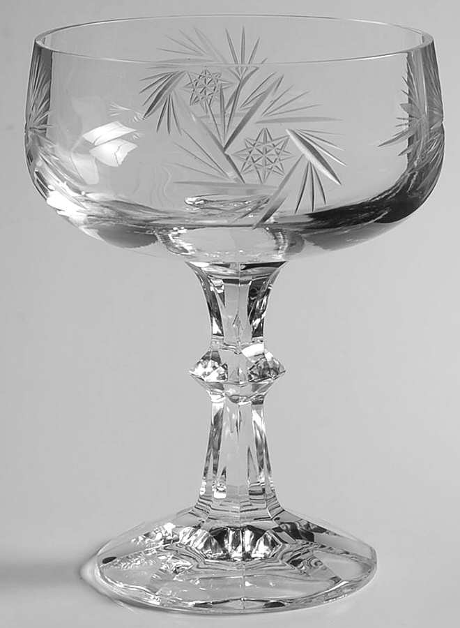 Spinning Rock Champagne/Tall Sherbet by Glas von Marion-1