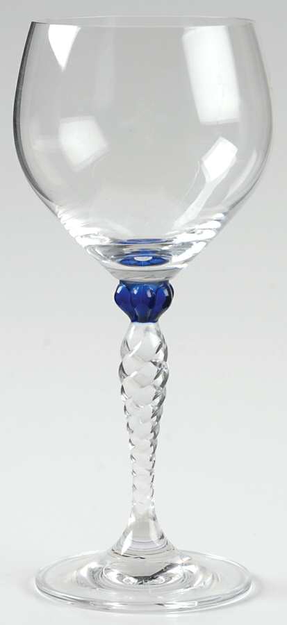 Ariana Cobalt Blue Wine Glass by Gorham Crystal-1