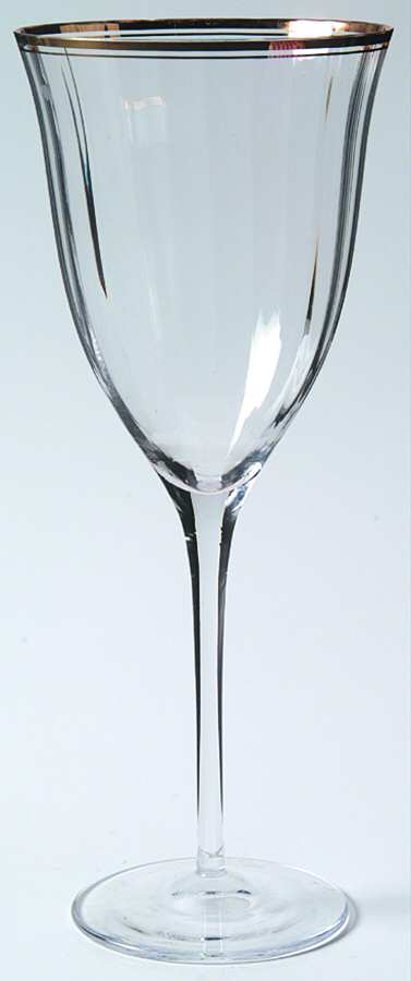 Laurin Gold Tall Wine Glass by Gorham Crystal-1