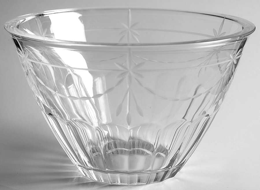Chantilly 6" Round Bowl by Gorham Crystal-1