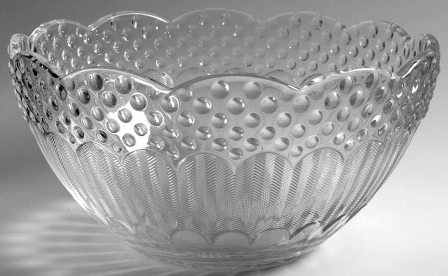 Emily's Attic Clear 10" Round Bowl by Gorham Crystal-1