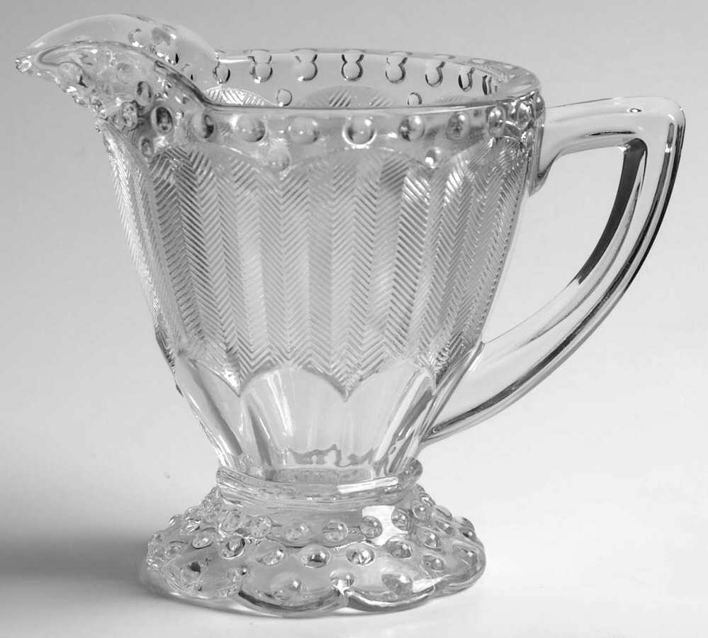 Emily's Attic Clear Creamer by Gorham Crystal-1