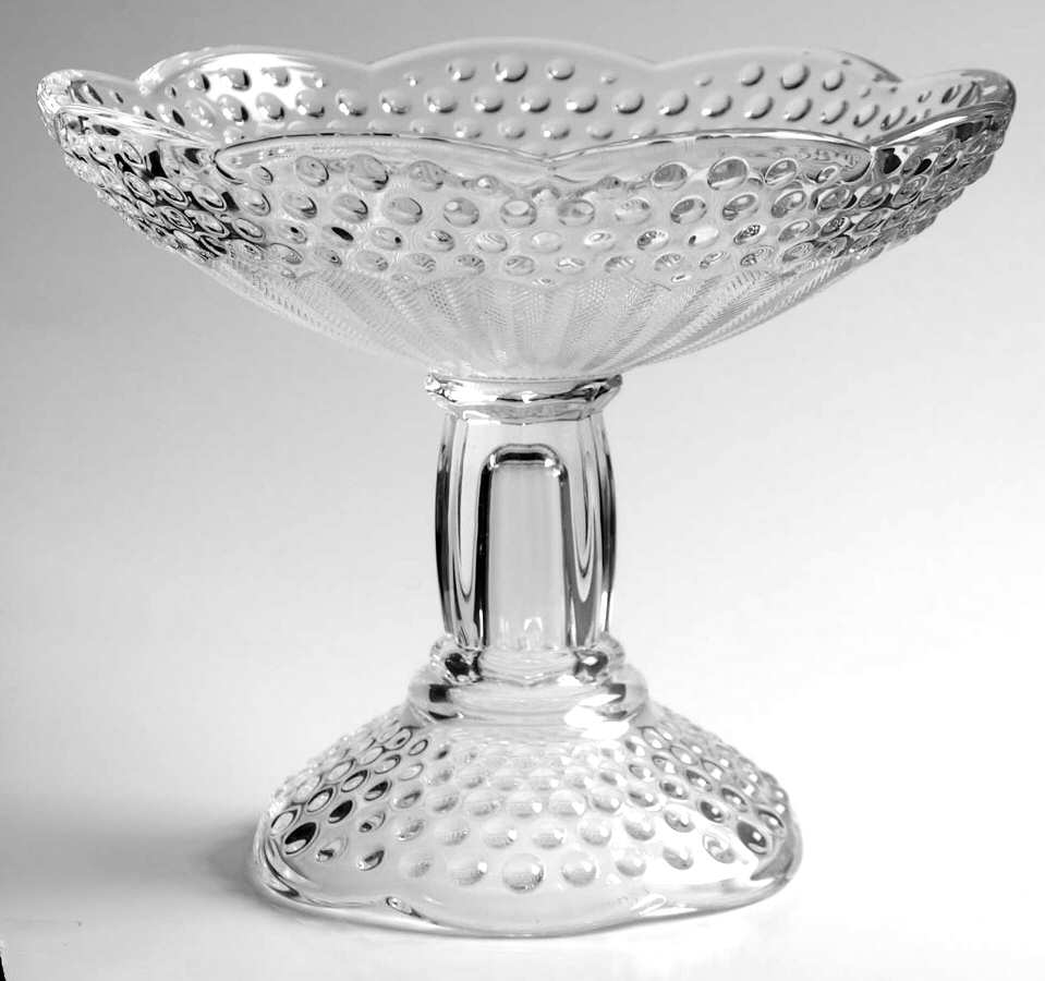 Emily's Attic Clear Compote by Gorham Crystal-1