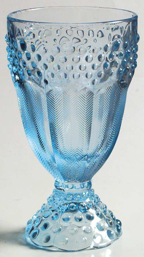 Emily's Attic Blue Water Goblet by Gorham Crystal-1