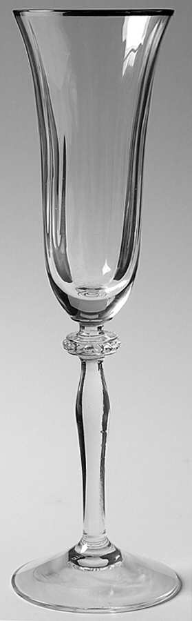 Grand Manor Platinum Fluted Champagne by Gorham Crystal-1