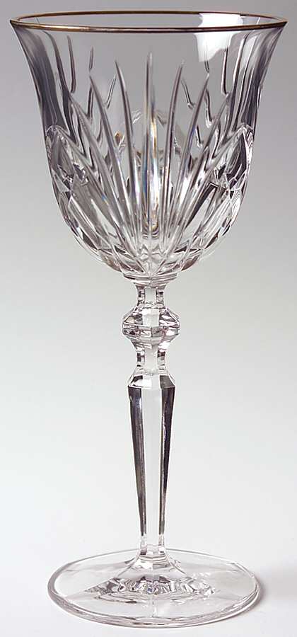 Rosewood Gold Wine Glass by Gorham Crystal-1