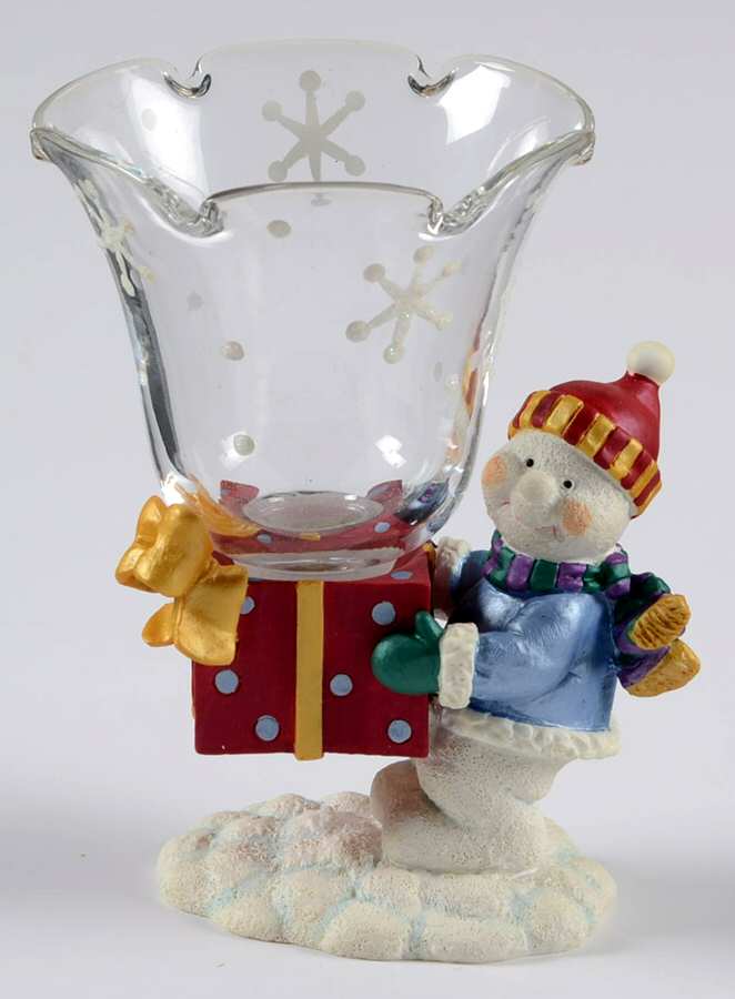Winter Follies Votive Candleholder by Gorham Crystal-1