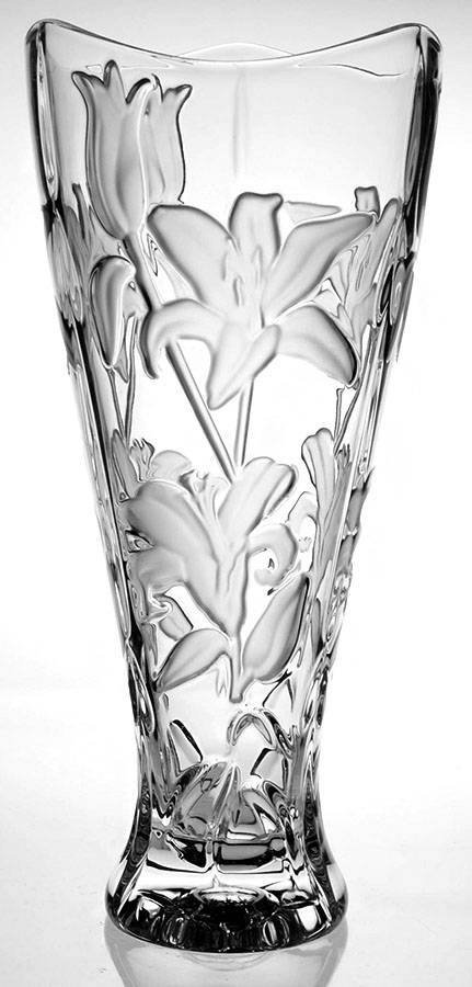 Botanical Garden Vases 14" Flower Vase by Gorham Crystal-1