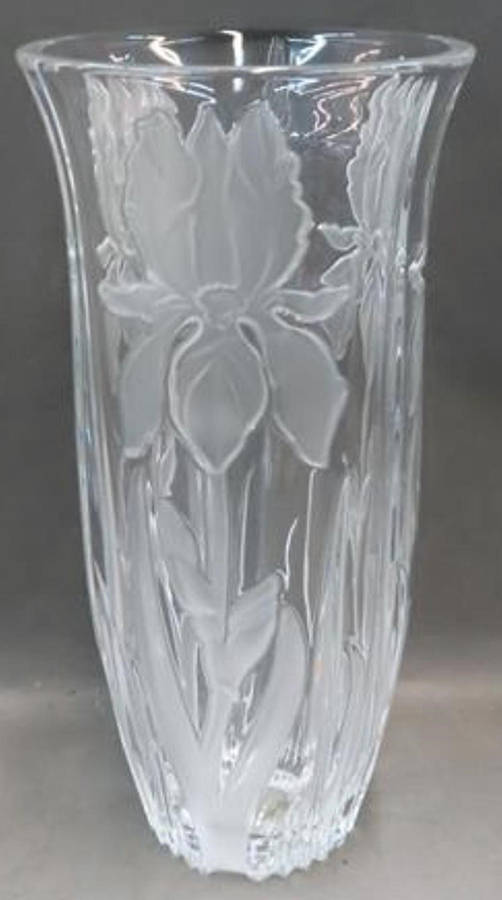 Botanical Garden Vases 12" Flower Vase by Gorham Crystal-1