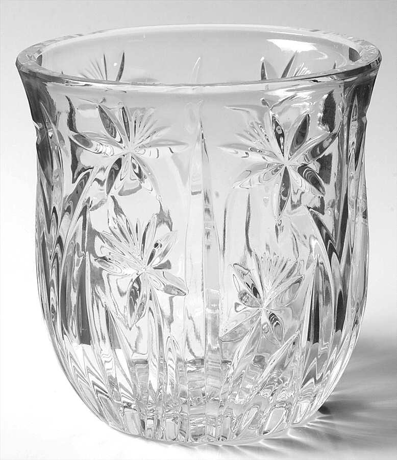 Floral Garden Biscuit Barrel No Lid by Gorham Crystal-1