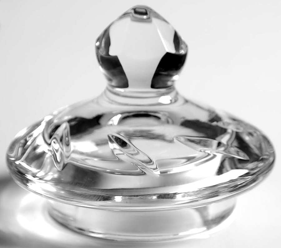 Floral Garden Lid for Sugar Bowl by Gorham Crystal-1