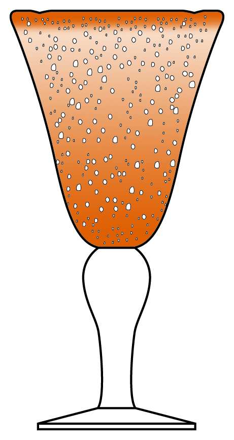 Provance Amber Water Goblet by Global Amici-1