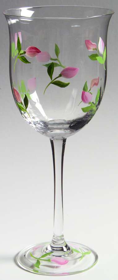 Lady Anne Handpaint Collection Water Goblet by Gorham Crystal-1