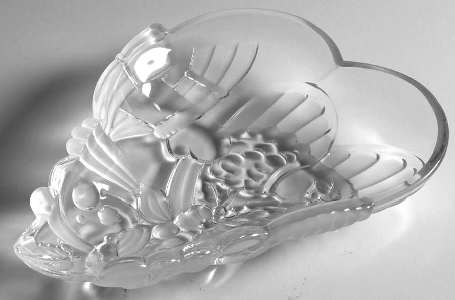 Holiday Traditions Collection Open Candy Dish by Gorham Crystal-1