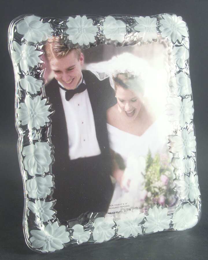 Sentimental Traditions Frame-Holds 8" X 10" Photo by Gorham Crystal-1