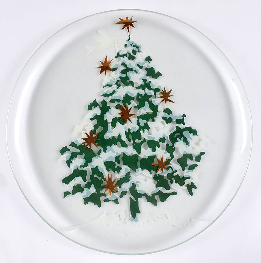 GBG7 13" Torte Plate by Georges Briard-1