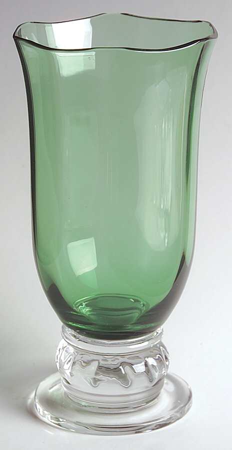 Rose Serenade Green Highball by Gorham Crystal-1