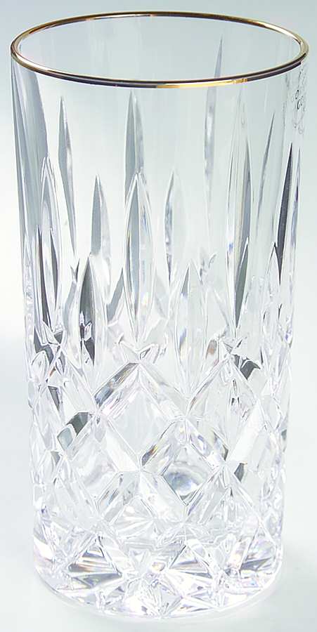 Lady Anne Signature Gold Highball Glass by Gorham Crystal-1