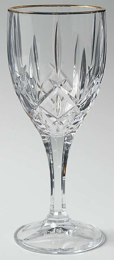 Lady Anne Signature Gold Wine Glass by Gorham Crystal-1