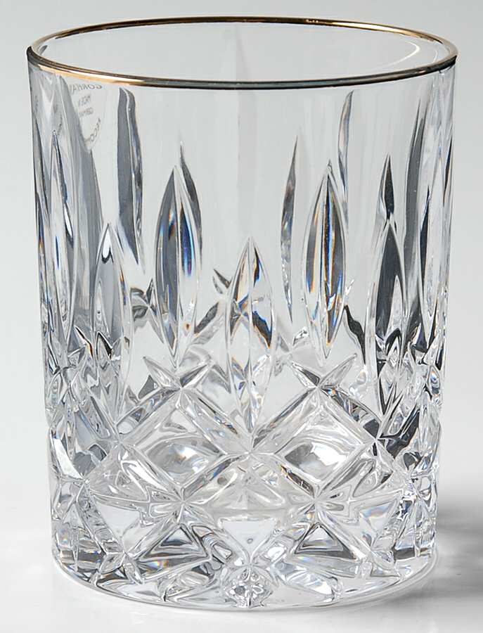 Lady Anne Signature Gold Double Old Fashioned by Gorham Crystal-1