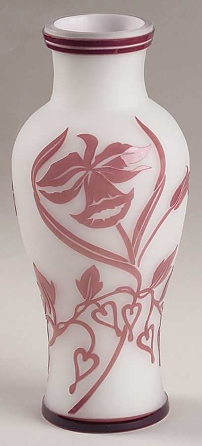 Spring Blush (Vases) 9" Flower Vase by Gorham Crystal-1