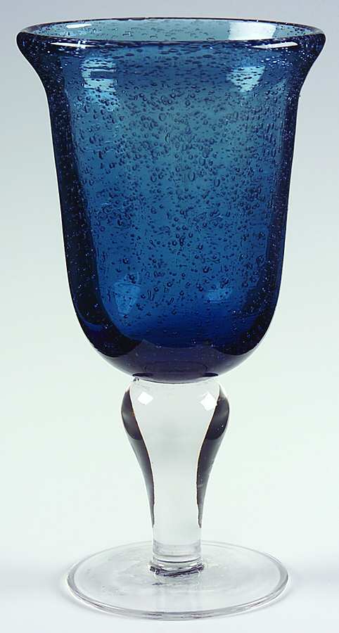 Shades Bubbles Blueberry Wine Glass by Gibson-1