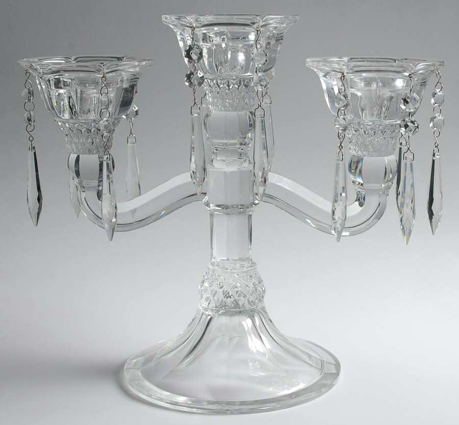 Celeste 3 Light Candelabra & 14 Prisms by Godinger-1