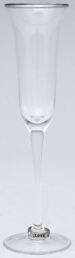Rings of Love Fluted Champagne by Gorham Crystal-1