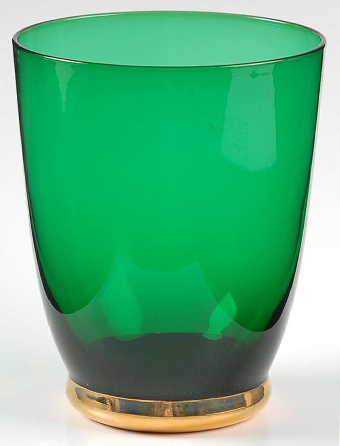 Touch of Gold Ivy Double Old Fashioned by Gorham Crystal-1