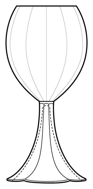 Mystique Water Goblet by Gabriela Seres-1
