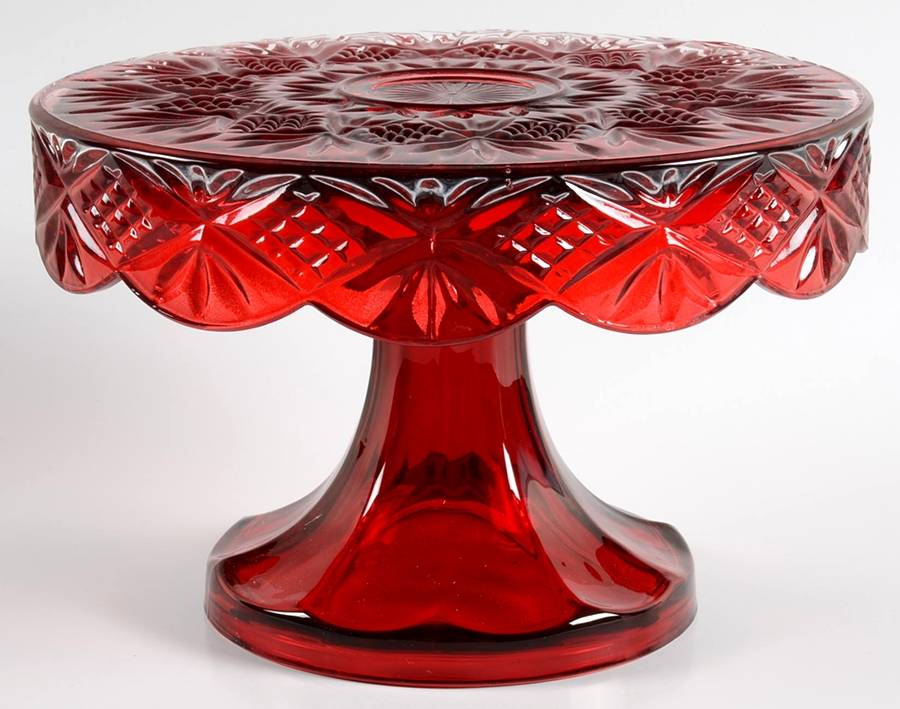 Dublin Red Cake Stand by Godinger-1