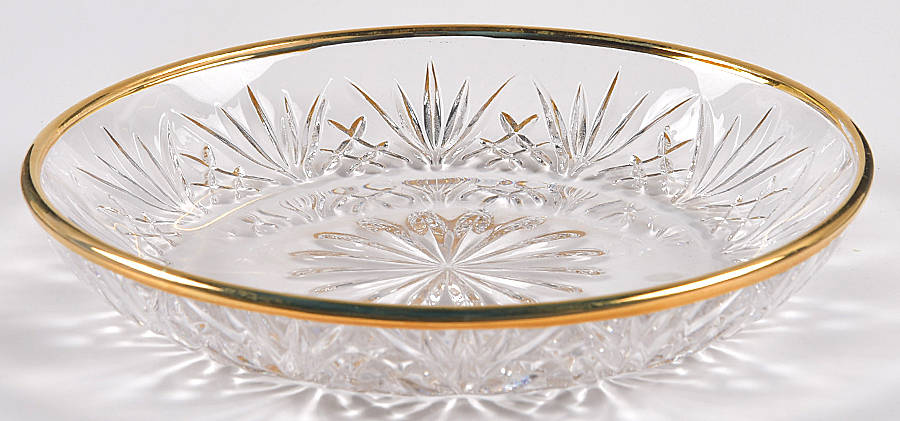 Dublin (Gold Trim) Dessert Plate by Godinger-1