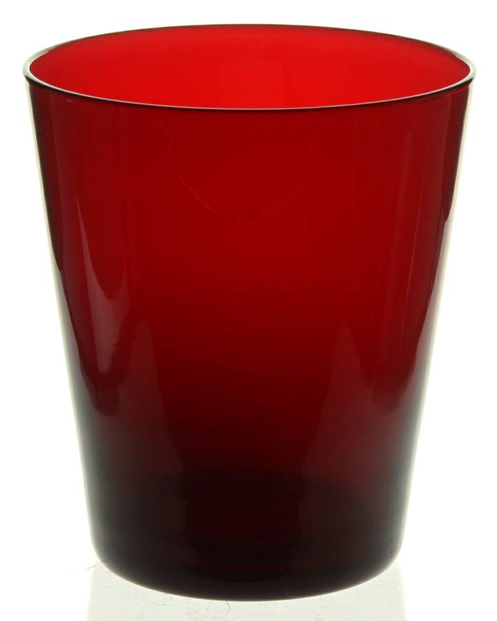 Mambo Ruby Flat Tumbler by Guy Degrenne-1