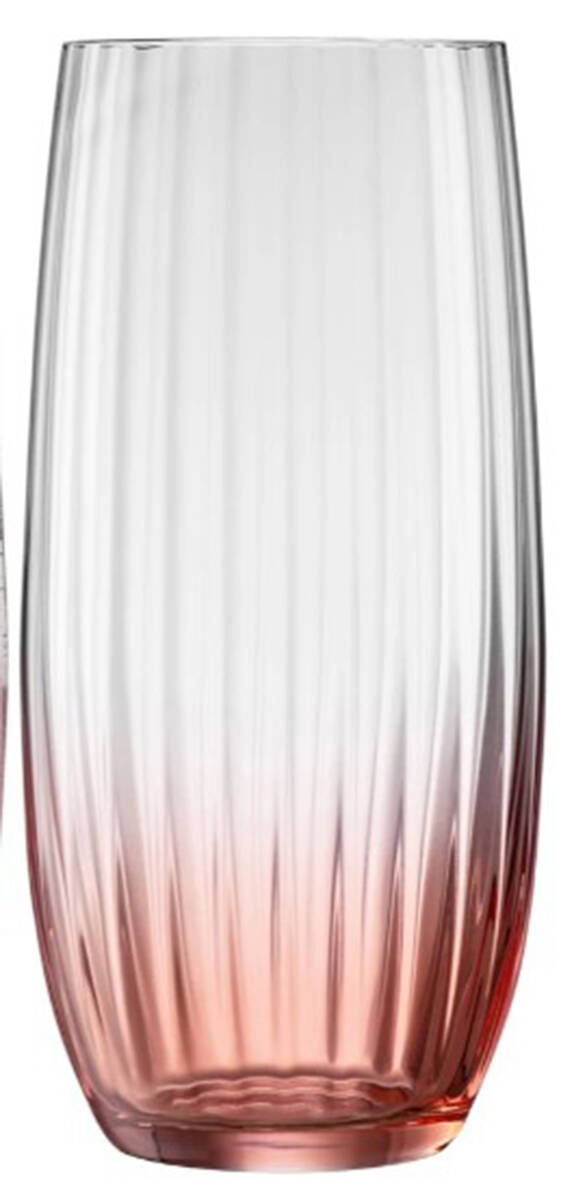 Erne Colour Blush Highball Glass by Galway-1