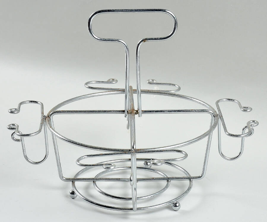 Kimiko Metal Stand for (Set of 4) Highball & Coasters by Guardian Service Gla-1