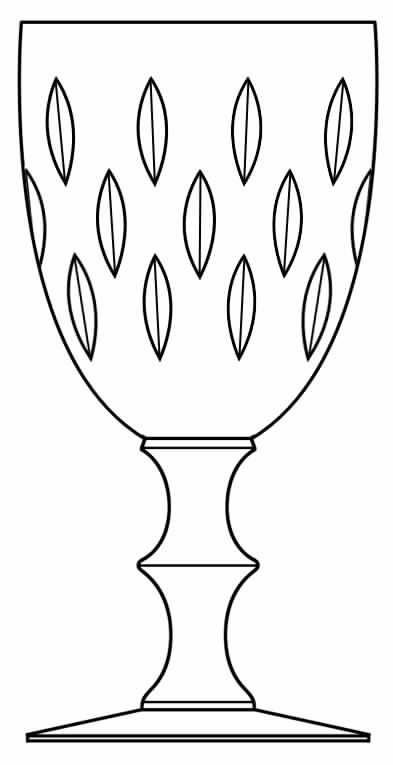 Tally Ho Water Goblet by Hawkes-1